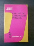 OVIDIU DRIMBA - ESEURI DE LITERATURA STRAINA