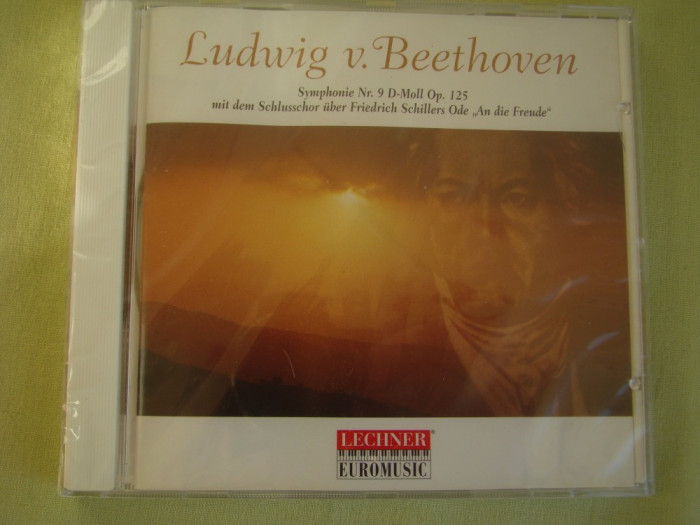 BEETHOVEN - Symphonie Nr. 9 - C D Original NOU (Sigilat)