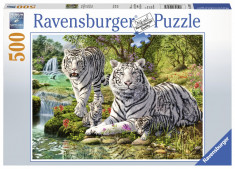 Puzzle Tigri Albi, 500 piese - VV25181 foto