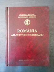 ROMANIA, ATLAS ISTORICO - GEOGRAFIC (1996, format mare) foto