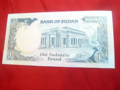 Bancnota 1 Lira Sudan 1987 ,cal.NC foto