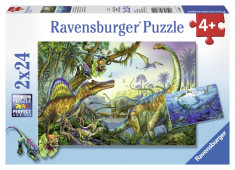 Puzzle dinozauri, 2x24 piese - VV25341 foto