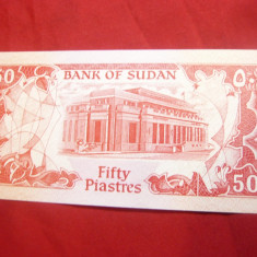 Bancnota 50 Piastri Sudan 1987 ,cal.NC
