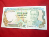 Bancnota 20 kwacha Zambia 1989 ,cal.NC