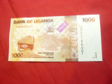 Bancnota 1000 Shillingi Uganda 2017 ,cal.NC