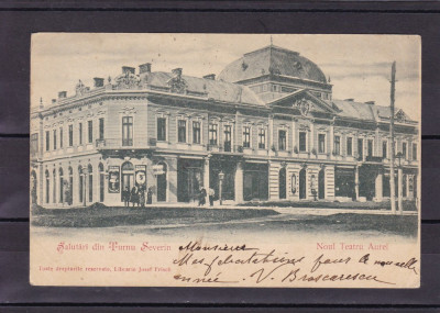 OLTENIA SALUTARI DIN TURNU SEVERIN NOUL TEATRU AUREL BERARIE CLSICA CIRC 1901 foto