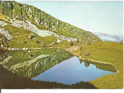 (A)carte postala(marca fixa)-MUNTII RETEZAT-Lacul Gemenea foto