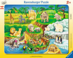 Puzzle la zoo, 14 piese - VV25305 foto