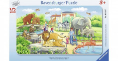 Puzzle calatorie la zoo, 15 piese - VV25300 foto