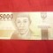 Bancnota 5000 rupii Indonezia , 2016 cal. NC