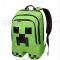 Ghiozdan nou original MINECRAFT CREEPER + breloc = testare 72h inaintea pla?ii