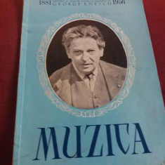 REVISTA MUZICA NR 8/1956 GEORGE ENESCU