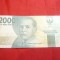Bancnota 2000 rupii Indonezia , 2016 cal. NC