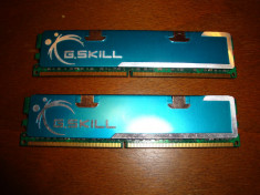 memorie ram ddr2 g skill 2gb kit 2x 1gb 800 mhz cl4 foto