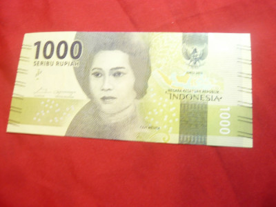 Bancnota 1000 rupii Indonezia , 2016 cal. NC foto