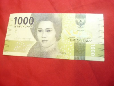 Bancnota 1000 rupii Indonezia , 2016 cal. NC foto