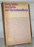 G Lukacs Geschichte un Klassenbewusstsein Luchterhand 1975