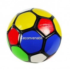 Minge Fotbal Multicolora 330gr Piele Sintetica CXY270 foto