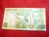 Bancnota 10 dalasis Gambia 2006 , cal. NC