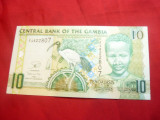 Bancnota 10 dalasis Gambia 2006 , cal. NC