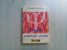 TRATAT DE PSIHOLOGIE MORALA - Constantin Enachescu - Tehnica, 2005, 392 p. foto