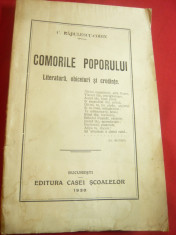 C.Radulescu-Codin-Comorile Poporului- Literatura ,Obiceiuri si Credinte -Ed.1930 foto