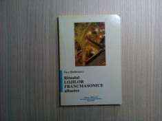 RITUALUL LOJILOR MASONICE ALBASTRE - Paul Stefanescu - Editura Miracol, 1998 foto