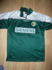 Tricou al Echipei Fotbal Sachsen Leipzig 1990 mas.XXL nr 18 Jucator Werner foto