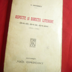N.Davidescu - Aspecte si Directii Literare 1914-1921-Ed.1921 Viata Romaneasca