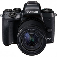 Aparat Foto Mirrorless EOS M5, Negru cu Obiectiv EF-M 18-150mm IS STM foto