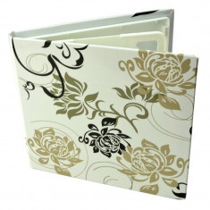 Carcasa Procart 4 cd dvd design floral culoare alb foto