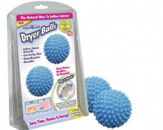 Bile pentru masina de spalat - ajuta la uscarea rapida a rufelor- Dryer Balls Funny Gift foto