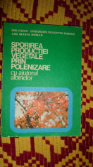 Sporirea productiei vegetale prin polenizare cu ajutorul albinelor ( apicultura foto