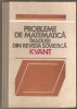 Probleme de matematica Kvant