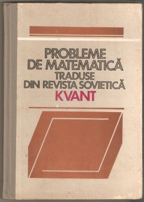 Probleme de matematica Kvant foto