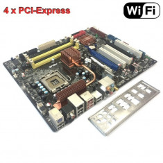 PROMO! Placa de baza ASUS LGA775 4 x DDR2 SATAII 4xPCI-Ex WI-FI GARANTIE 1 AN! foto