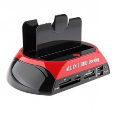 HDD Station | Docking Station 2 x HDD, IDE si SATA | USB 3.0 | suport HDD 3TB foto