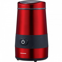 Rasnita cafea Heinner HCG-200RED 60g Interior 200W Inox Rosu foto