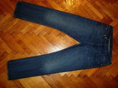 Blugi Levis 501 -Marimea W34xL34-Made in Mexic- (talie-88cm,lungime-111cm) foto