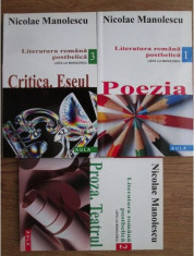 Literatura romana postbelica / Nicolae Manolescu Vol. 1-3 foto
