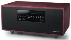 Micro Sistem Audio Muse M-690 DWTC, Bluetooth, FM, CD/CD-R/RW, NFC, USB (Negru/Maro) foto