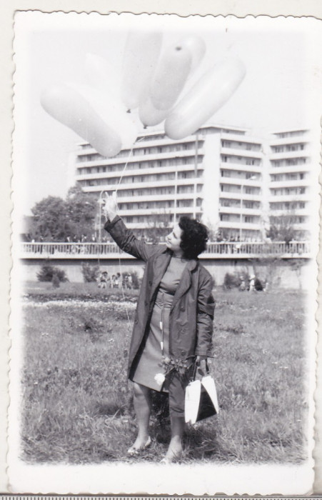 bnk foto - Ploiesti - Vedere spre blocurile de pe str Jianu - 1967