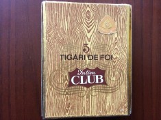 cutie tigari de foi intim club pachet carton gol pentru trabuc Romania RSR 1976