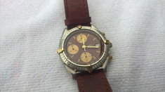 Breitling Chronograph Automatic Otel plus Elemente de Aur 18K Original foto