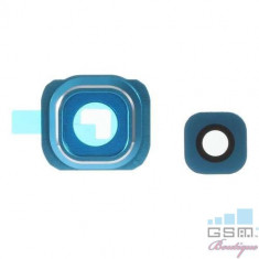 Ornament Camera Samsung Galaxy S6 G920 Albastru foto