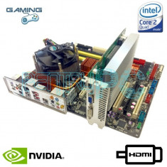 KIT Placa de baza ASUS WI-FI + Intel Core2Quad Q6600 2.4GHz + nVidia 8600GT HDMI foto