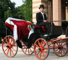 Trasura de epoca pentru evenimente. foto