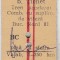 bnk div CFR - tren - tichet tren accelerat comb cu supliment viteza cl 2 1981