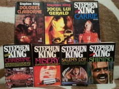 DOLORES CLAIBORNE/JOCUL LUI GERALD/CARRIE/MISERY/SHINING/CHRISTINE-STEPHEN KING