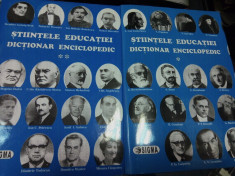 STIINTELE EDUCATIEI - DICTIONAR ENCICLOPEDIC - 2 volume foto